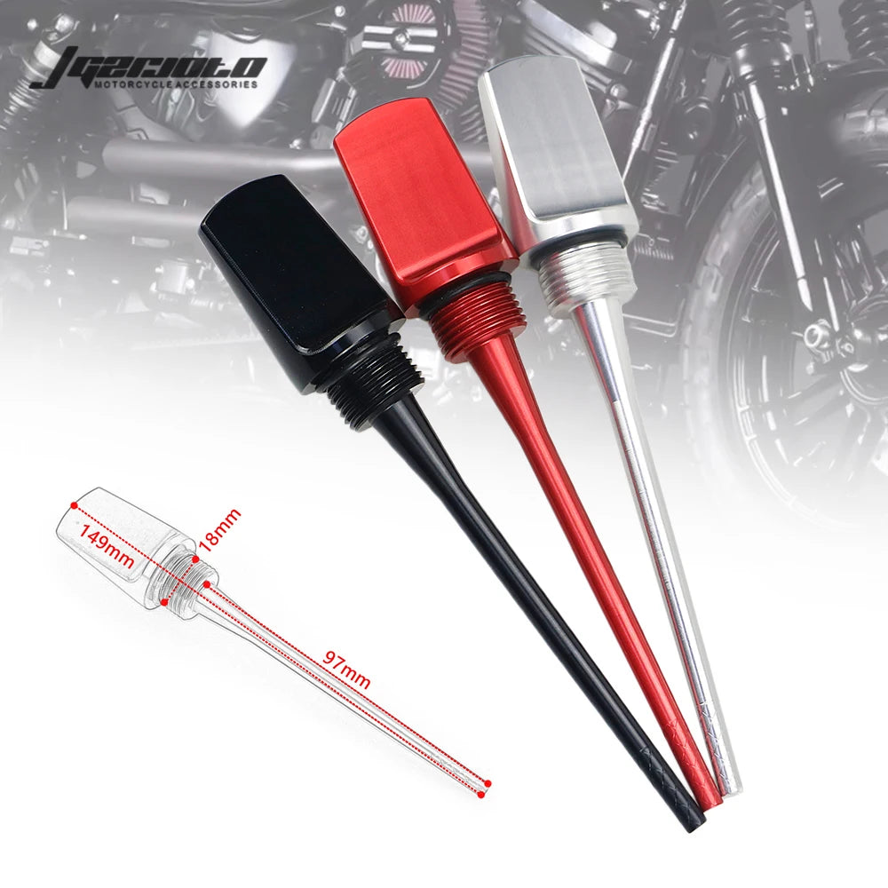 Motorcycle Accessories Dipstick CNC Aluminum Oil Drain Screw Plug Cover for Vespa GTS 250 300 HPE 2019-2021