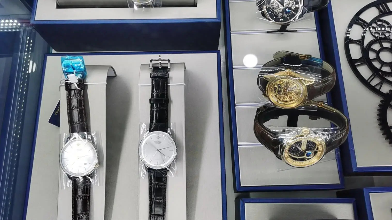 Oupinke 3178 New Design Relojes Factory Popular Luxury Men Mechanical Automatic  Stainless Steel Wrist Digital Mens Wrist Watch