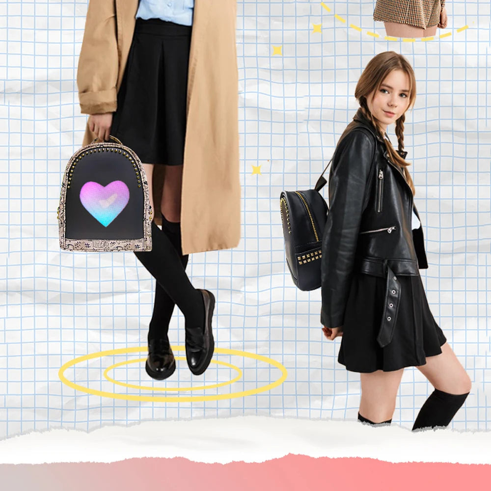 Boy Girls Led Backpack T5 Supplier Wholesale Laptop Night Light Waterproof Bag Student Trend Female Motorcycle Backpack Factory