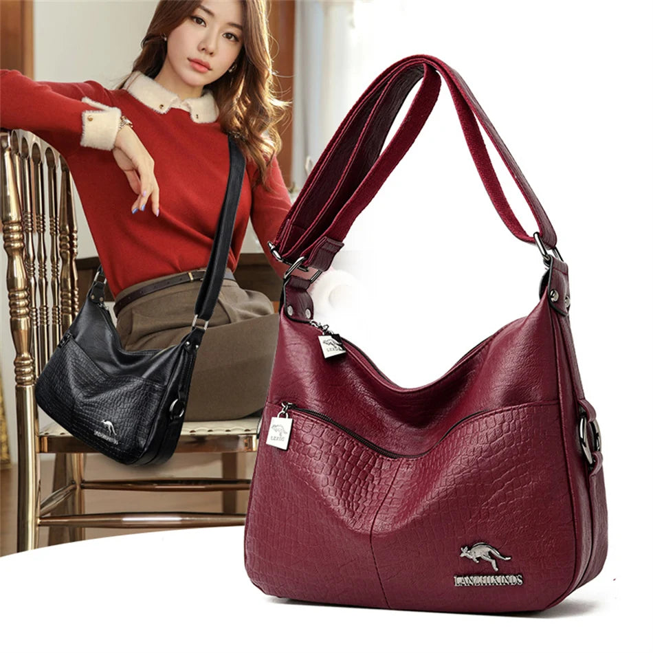 Luxury Designer Handbag Purses High Quality Leather Crossbody Messenger Bags for Women New Shoulder Bags Ladies Sac A Mian