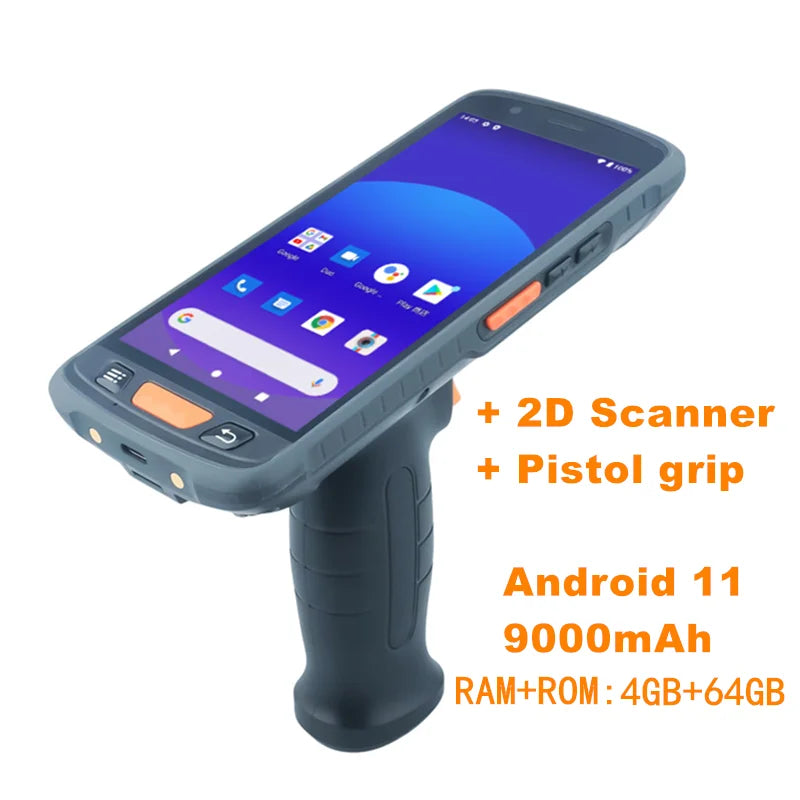 RFID NFC 125K UHF Android Data Collector Handheld Terminal PDA Barcode Scanner in Stock