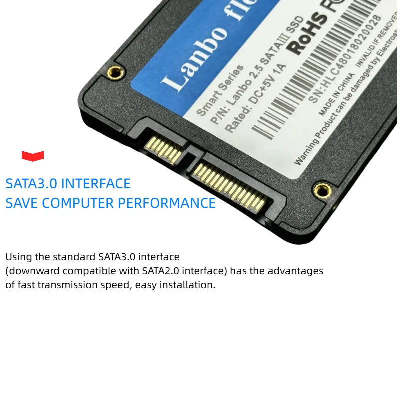 128GB SSD Hard Disk  With SATA 3.0 Interface 2.5 Inch 128gb 256gb 512gb 1tb for Laptops New External Product