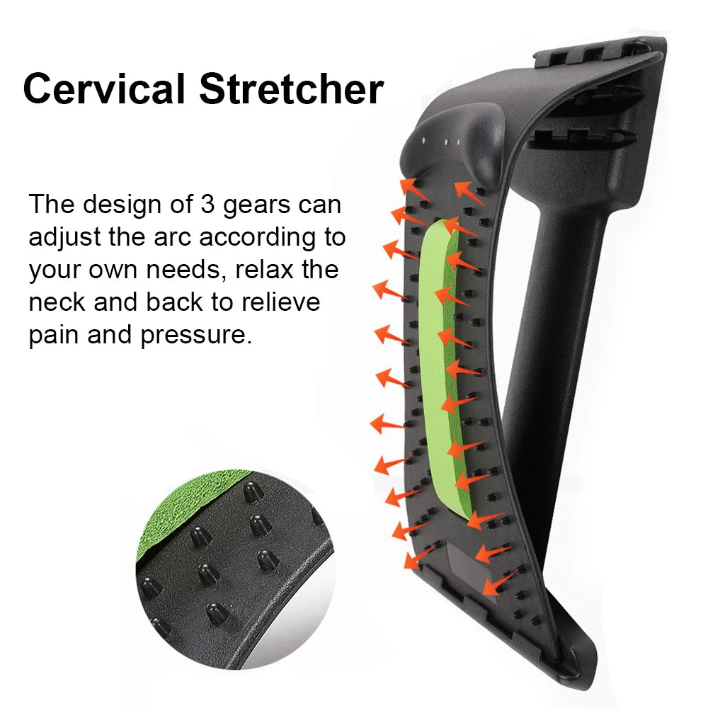 Magnetic Back Massage Muscle Relax Stretcher Posture Therapy Corrector Back Stretch Spine Stretcher Lumbar Support Pain Relief