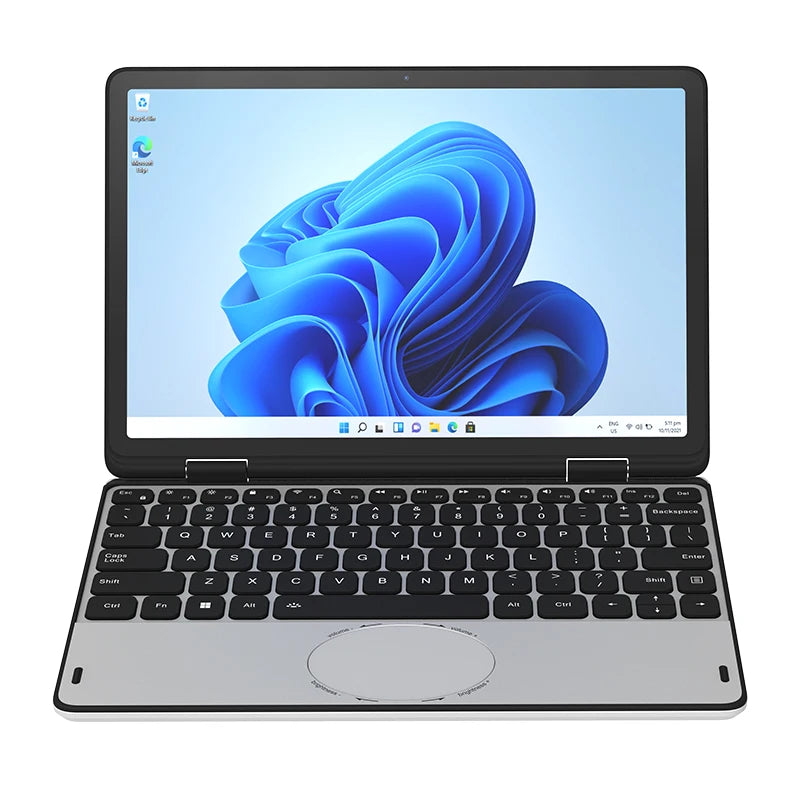 11inch Yoga Touch Screen Laptop Intel N100 Quad Core DDR4 32GB RAM 1TB SSD 360 Degree Rotating Slim Notebook Computer Laptops