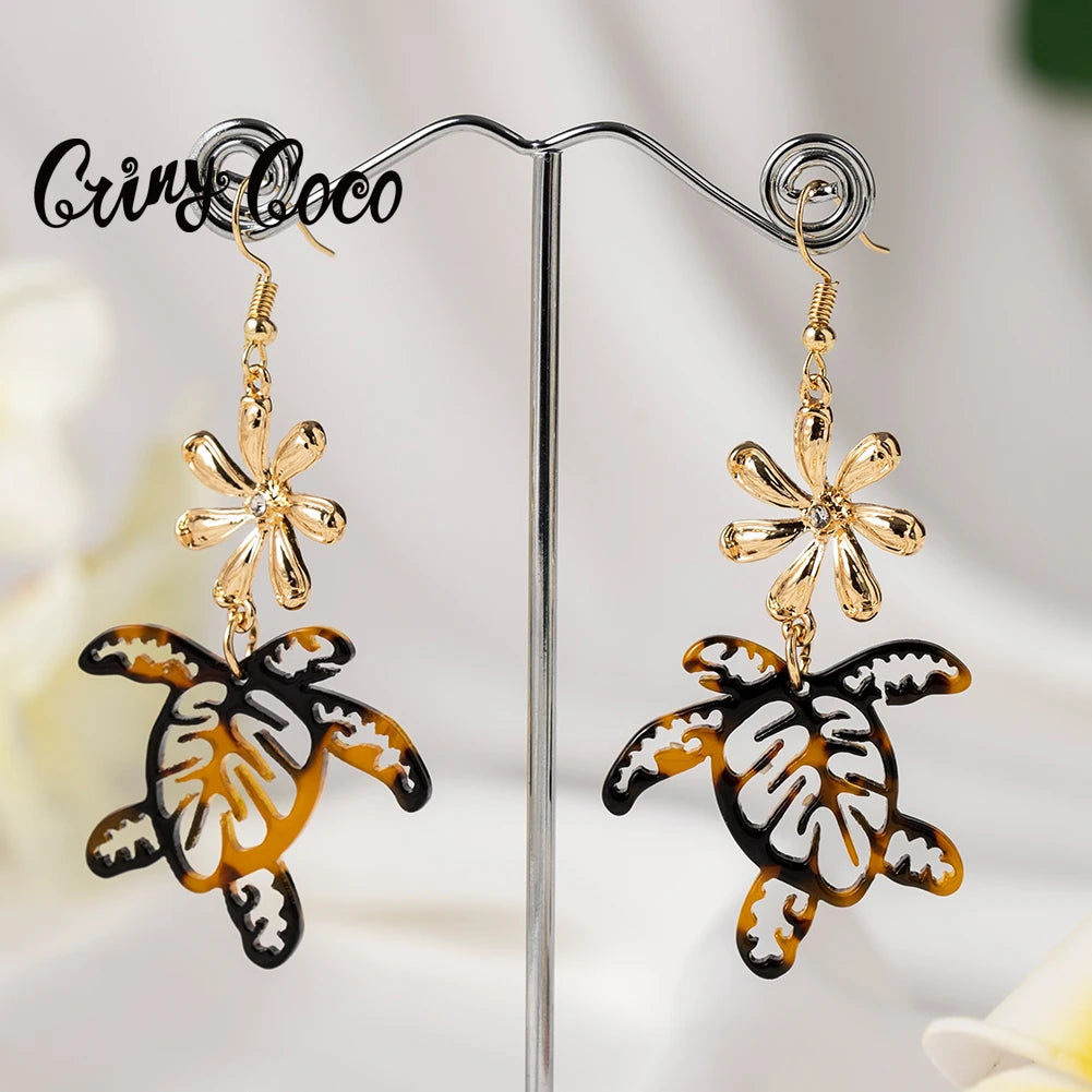 Hawaiian Acrylic Australia Designer Earrings Earring Accessories African Polynesian Jewelry Earring Women's Earrings for Women