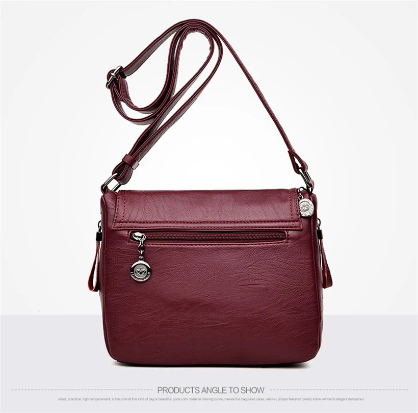 Luxury Designer Handbag High Quality Soft Leather Purses And Handbags Casual Shoulder Messenger Bags for Women 2022 New Sac