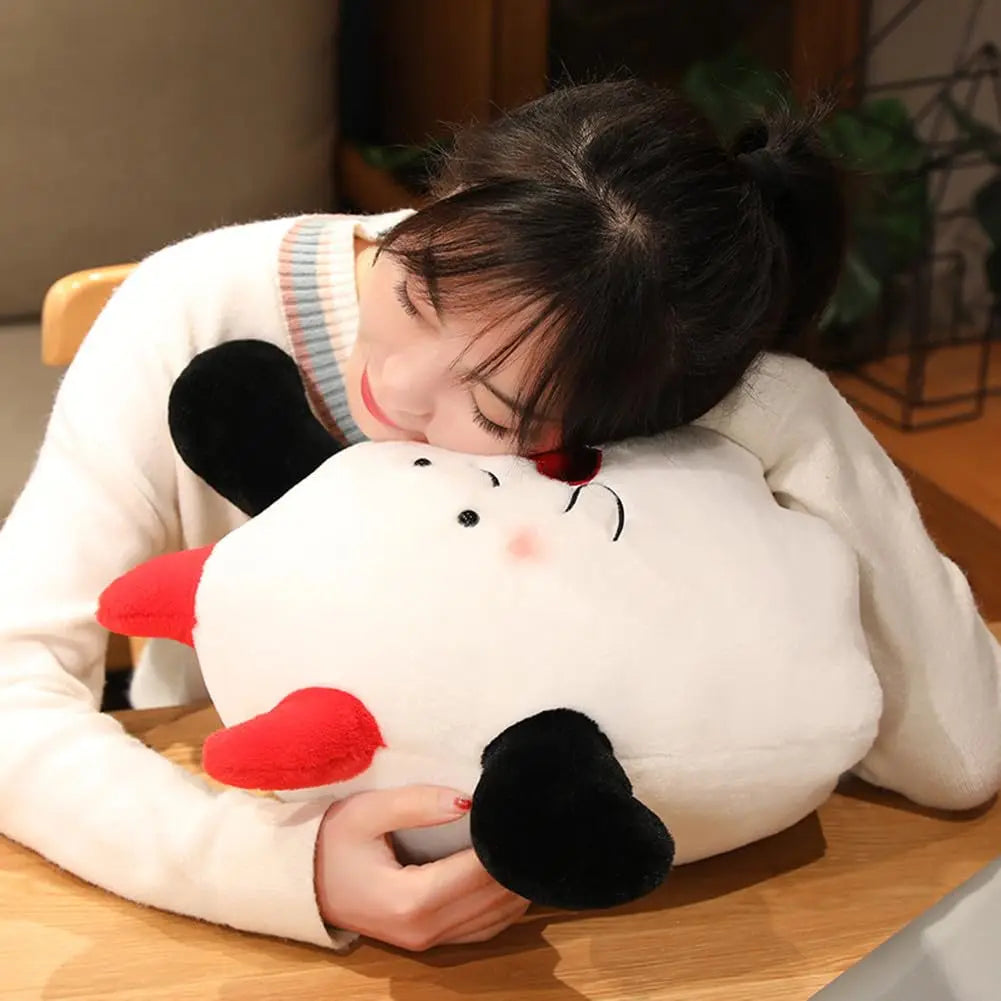 Super Soft Kawaii Funny Angry Bat Demon Halloween Decor Squishy Plushie Pillow Stuffed Ghost Plush Toy Doll for Kids