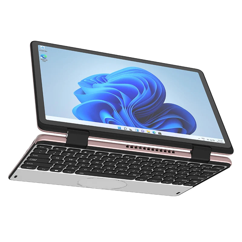 OEM 11 Inch Yoga Touch Screen Laptop Notebook PC Intel N100 Quad Core Max DDR4 32GB RAM 2TB SSD Business Laptops for Office Use