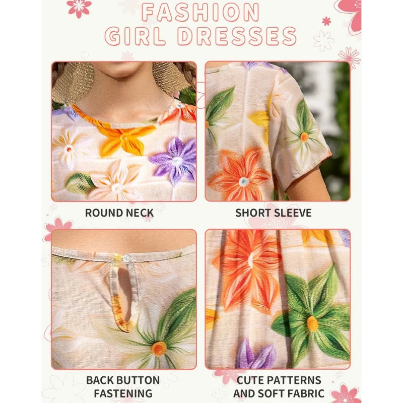 Casual Summer Pretty Baby pink Jersey Dress Short Party Dresses