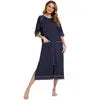 Casual Loungewear Dress Ladies Nightgown Sexy Sleeping Dress for Girls