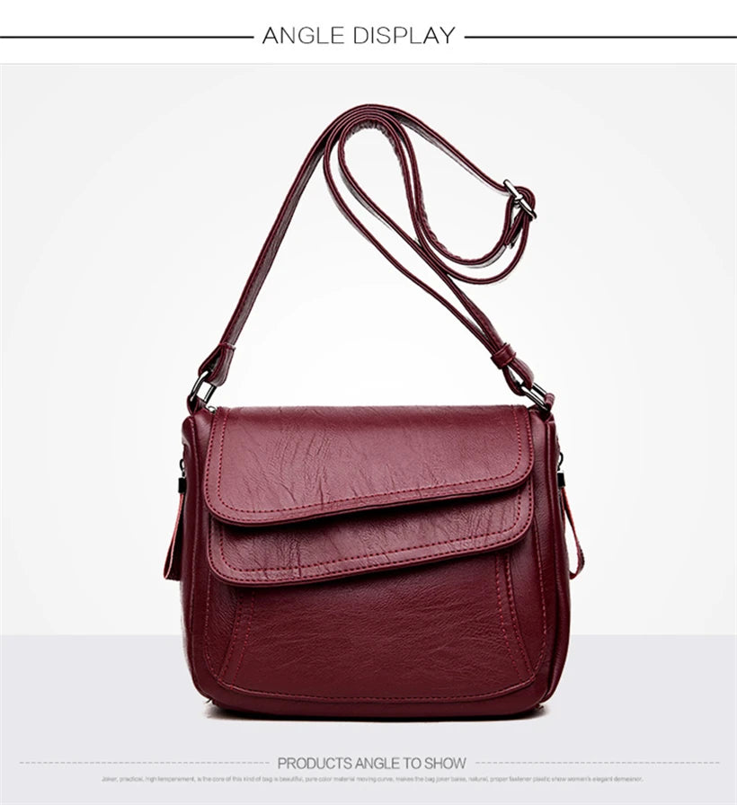 Luxury Designer Handbag High Quality Soft Leather Purses And Handbags Casual Shoulder Messenger Bags for Women 2022 New Sac