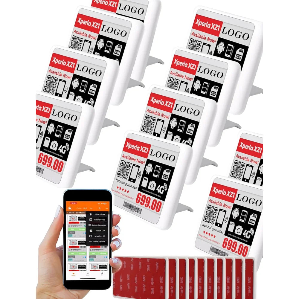 Supermarket Digital Price Tags Esl RFID Electronic Shelf Label Easy-to-Use EAS System for Retail Shops