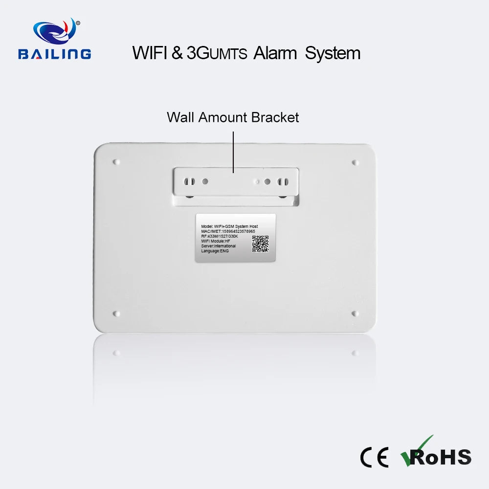 smart antitheft gsm intelligent app ios and android control wifi home alarm system