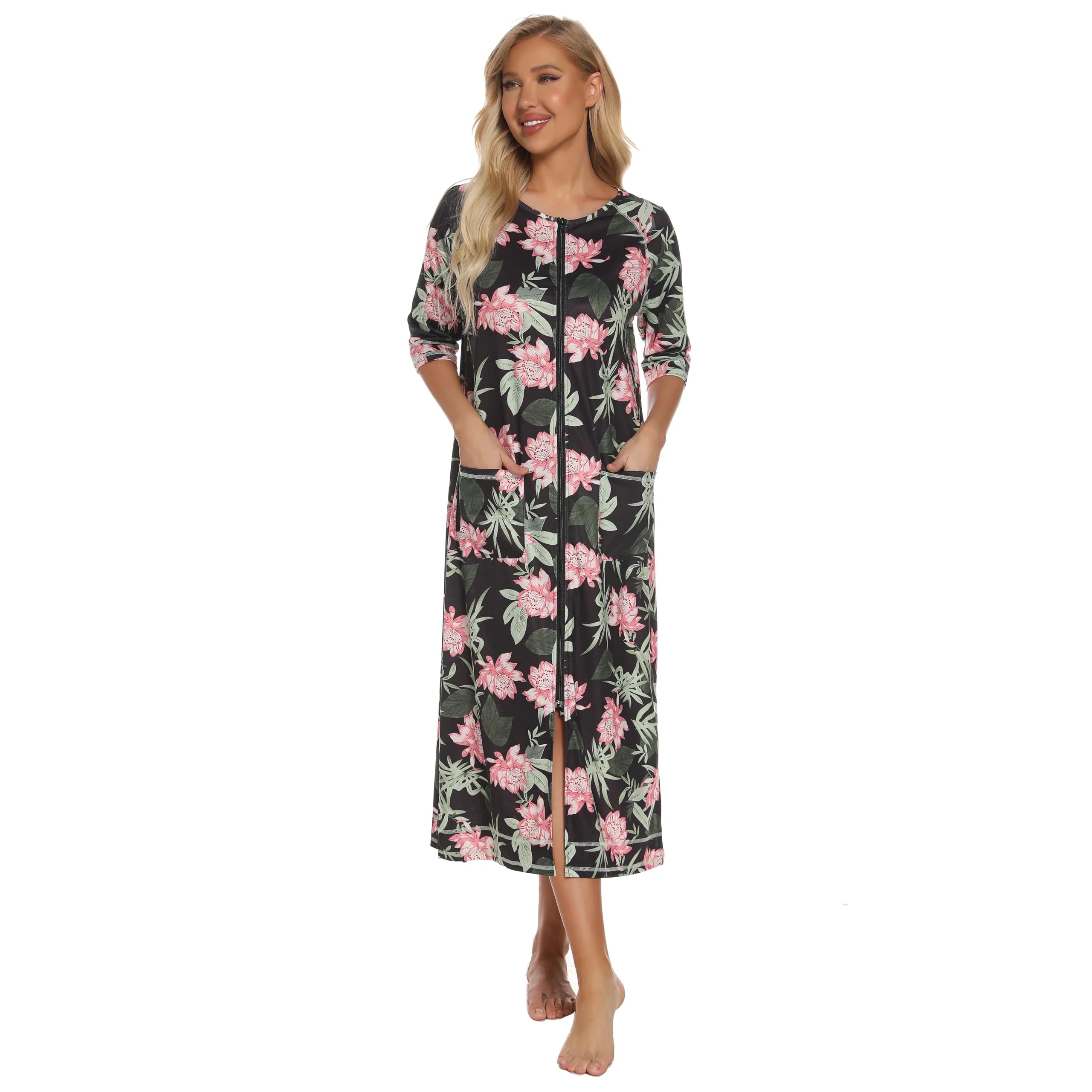 Casual Loungewear Dress Ladies Nightgown Sexy Sleeping Dress for Girls