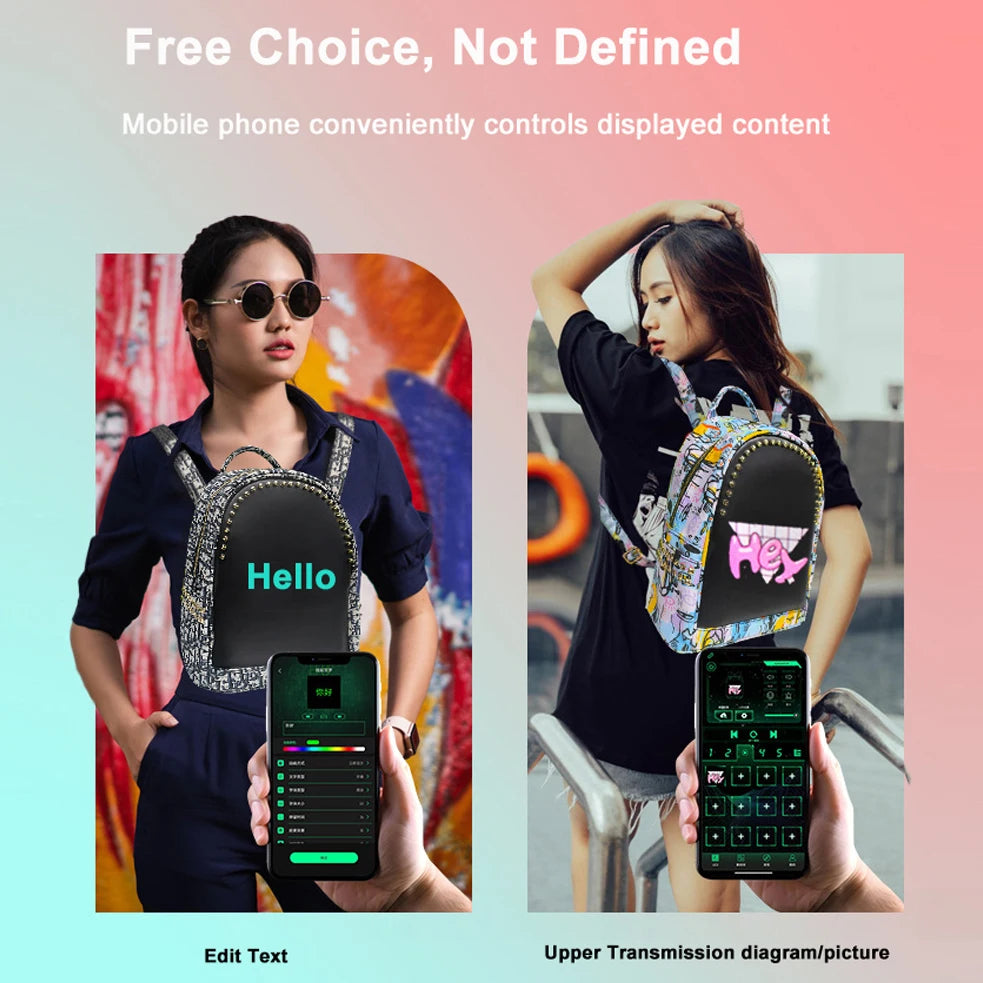 Boy Girls Led Backpack T5 Supplier Wholesale Laptop Night Light Waterproof Bag Student Trend Female Motorcycle Backpack Factory