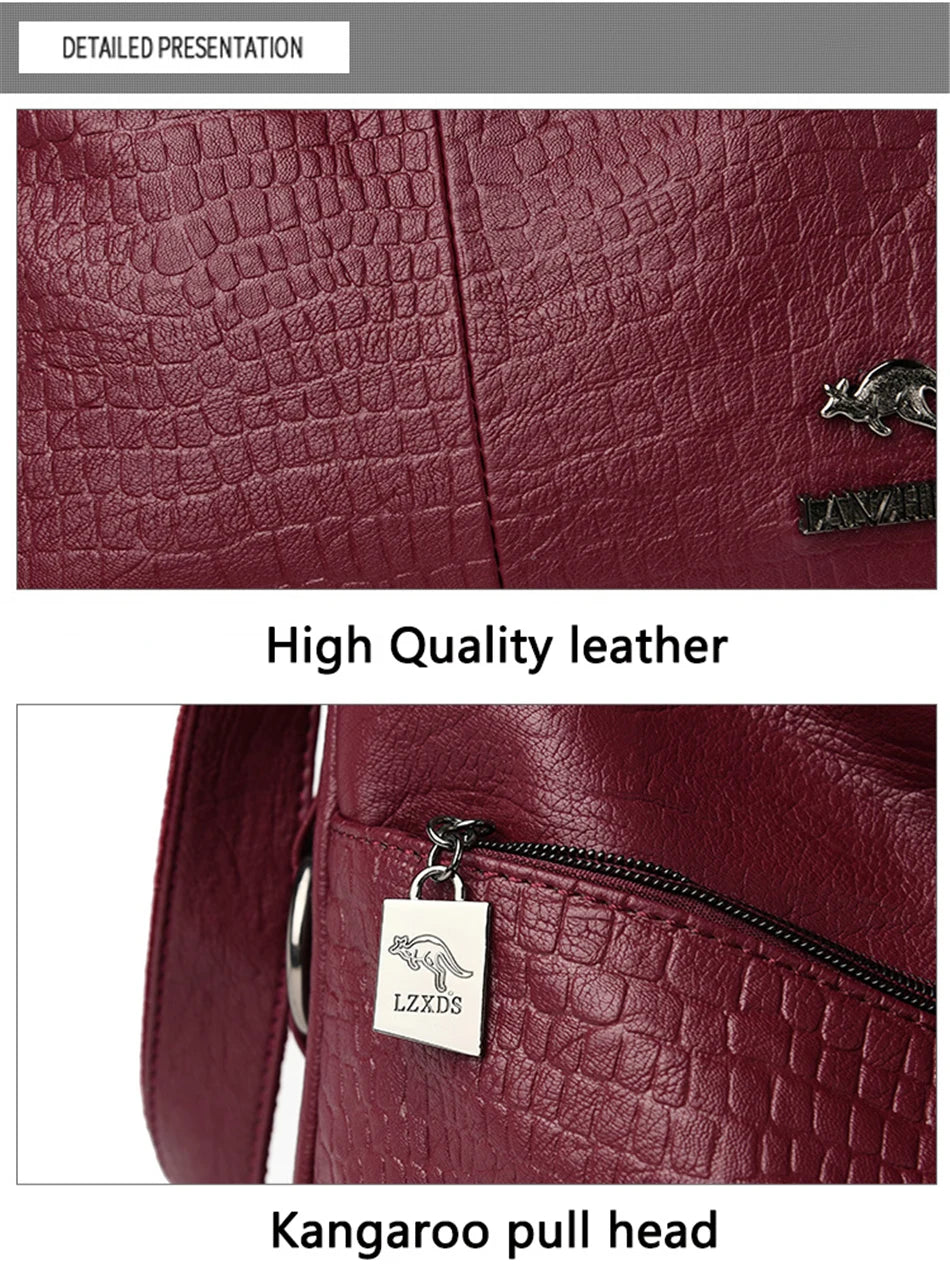 Luxury Designer Handbag Purses High Quality Leather Crossbody Messenger Bags for Women New Shoulder Bags Ladies Sac A Mian