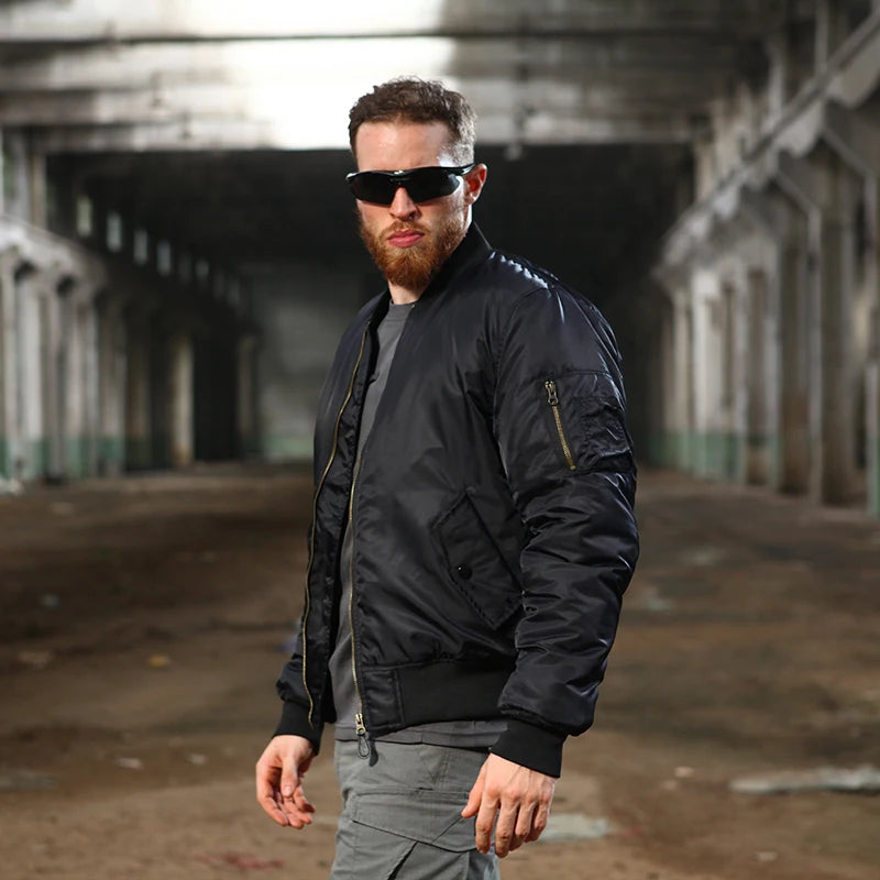 MA1 Flight Jacket Keep Warm Comfortable Windproof Soft Tactical Commute Mens Jackets Tactical Jacket for Men