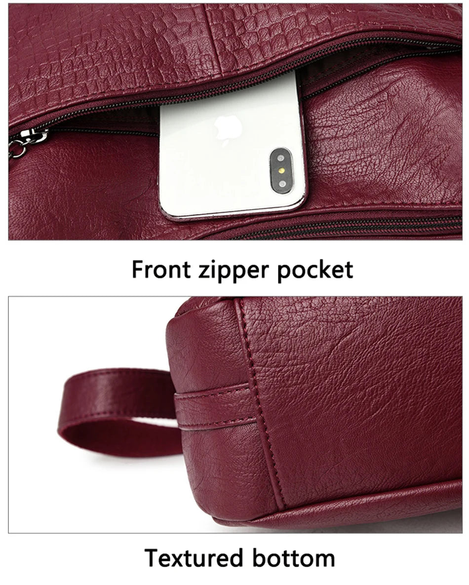 Luxury Designer Handbag Purses High Quality Leather Crossbody Messenger Bags for Women New Shoulder Bags Ladies Sac A Mian