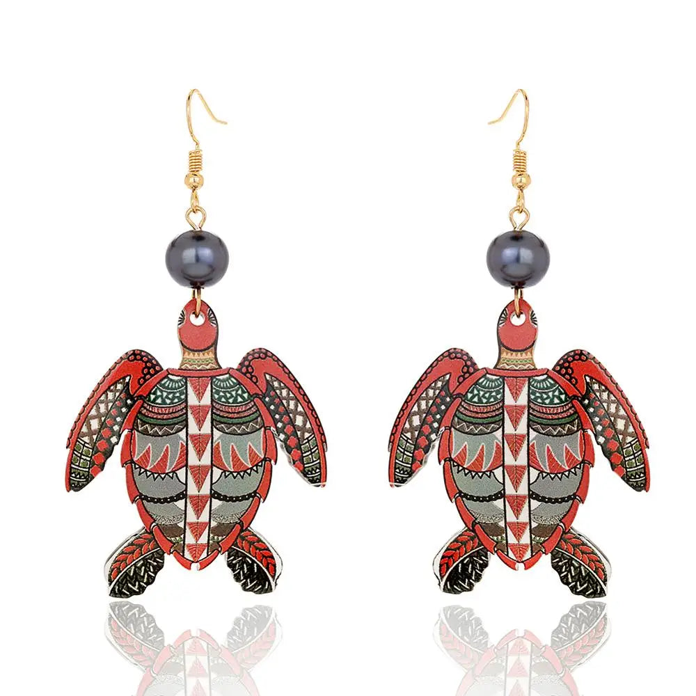 Hawaiian Acrylic Australia Designer Earrings Earring Accessories African Polynesian Jewelry Earring Women's Earrings for Women