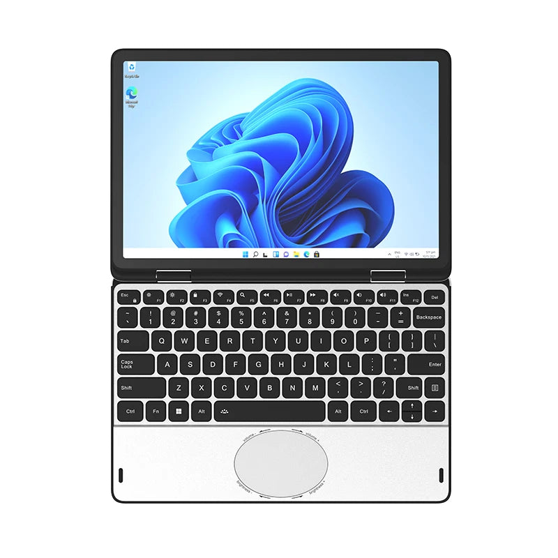 OEM 11 Inch Yoga Touch Screen Laptop Notebook PC Intel N100 Quad Core Max DDR4 32GB RAM 2TB SSD Business Laptops for Office Use