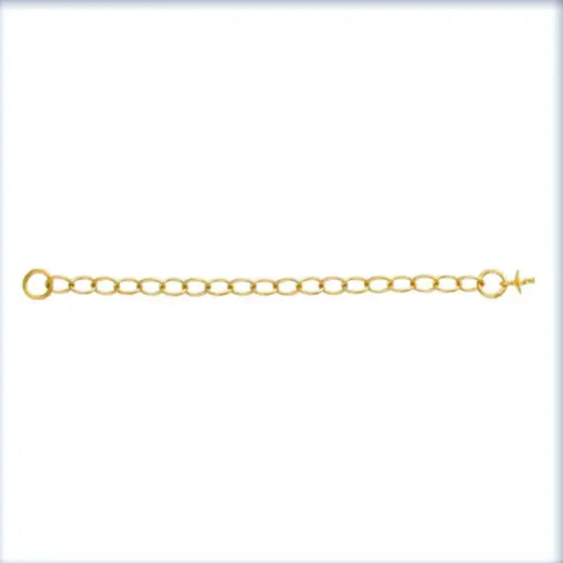 Classic Gold Tail Chain for Jewelry Making Gold Filled Extension Chain