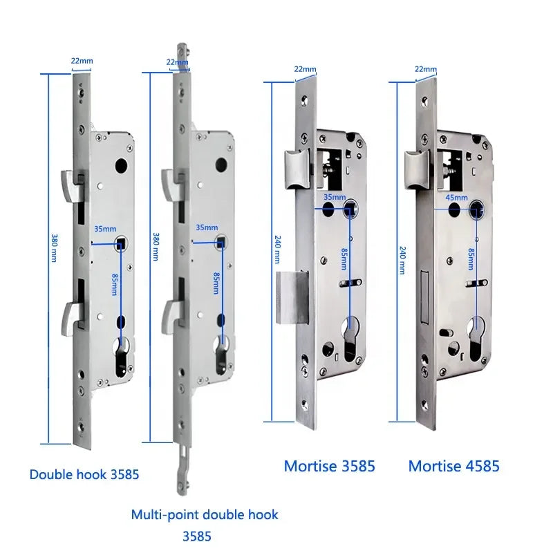 EU Electronic Lock Ttlock App Smart Locks Remote Control Fingerprint  Keypad Door Lock 8530 Mortise