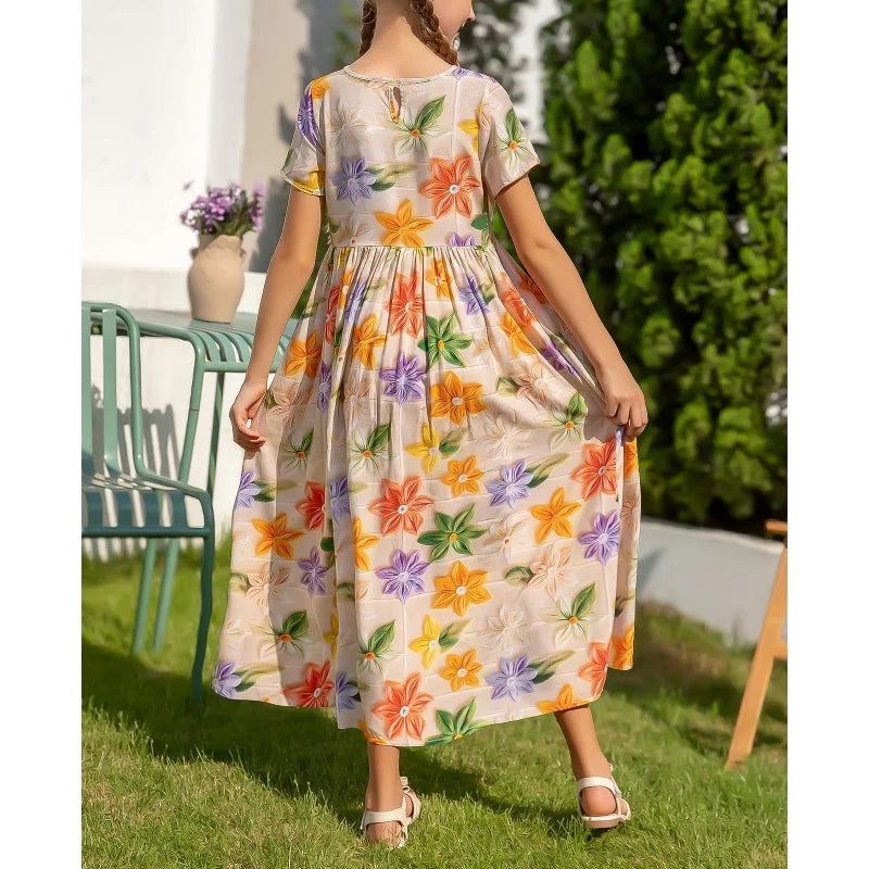 Casual Summer Pretty Baby pink Jersey Dress Short Party Dresses