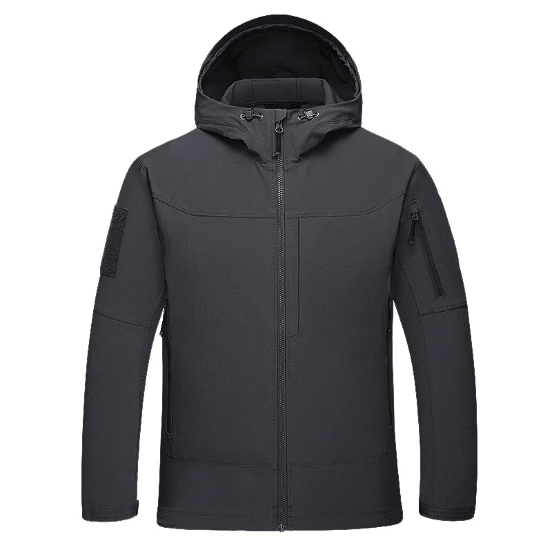 B4 Chain Mail Jacket for Men Windproof Scratch-proof Stain-proof Waterproof Multi-pocket Tactical Mens Jackets