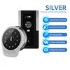 Smart Locks Password Fingerprint Card TTLOCK APP Digital Electronic Rim Door Locks Waterproof Outdoor Gate Lock