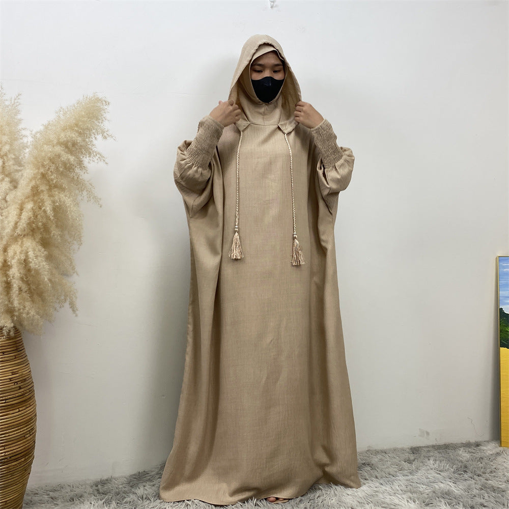 Hooded Casual Long Dress Week Fashion Robe