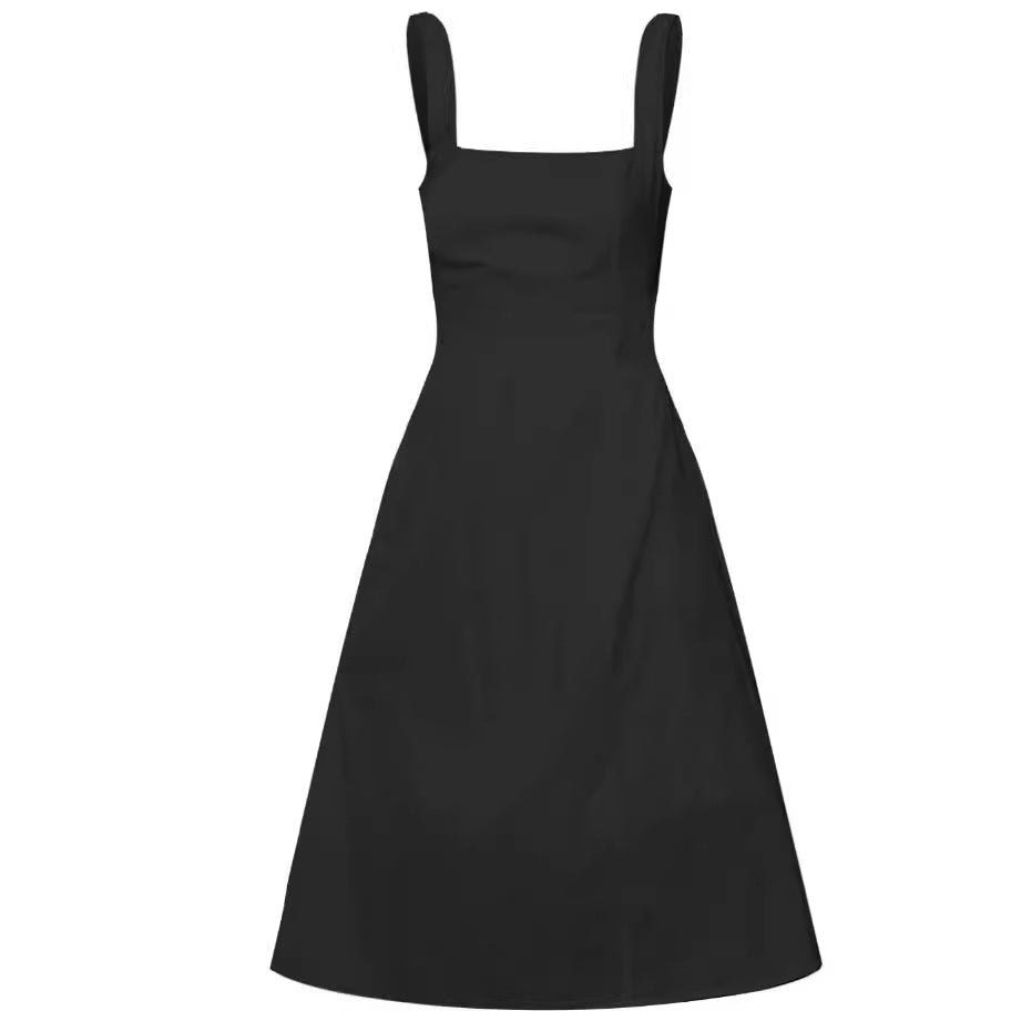 Simple Sexy Backless Dress With Sling