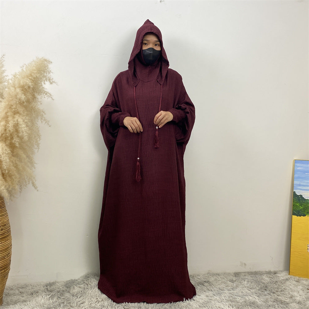 Hooded Casual Long Dress Week Fashion Robe