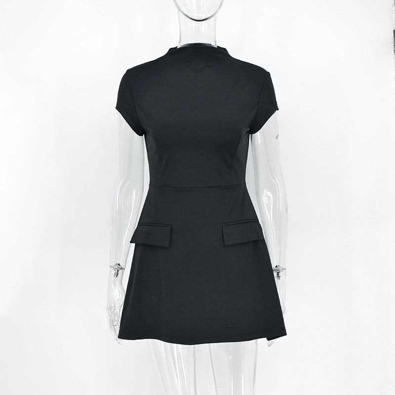 Tight Waist Fashion Sexy Trend Personality Design Dress