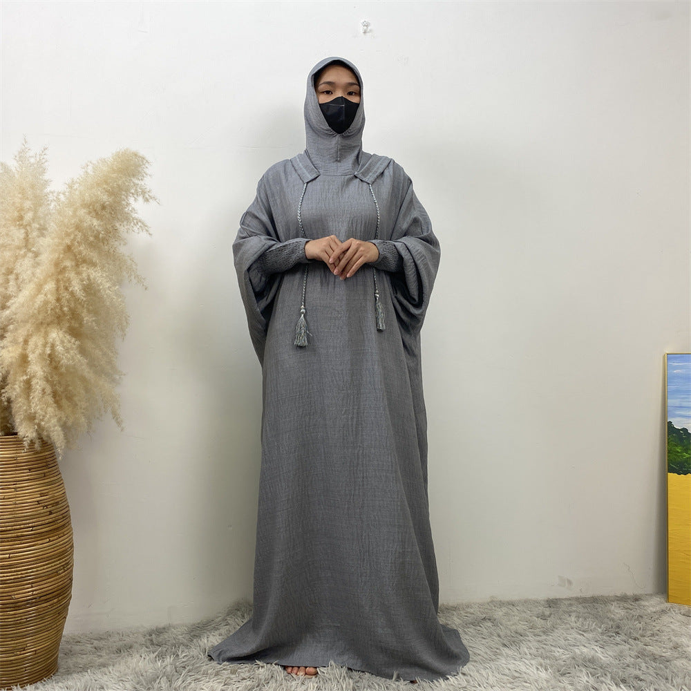 Hooded Casual Long Dress Week Fashion Robe