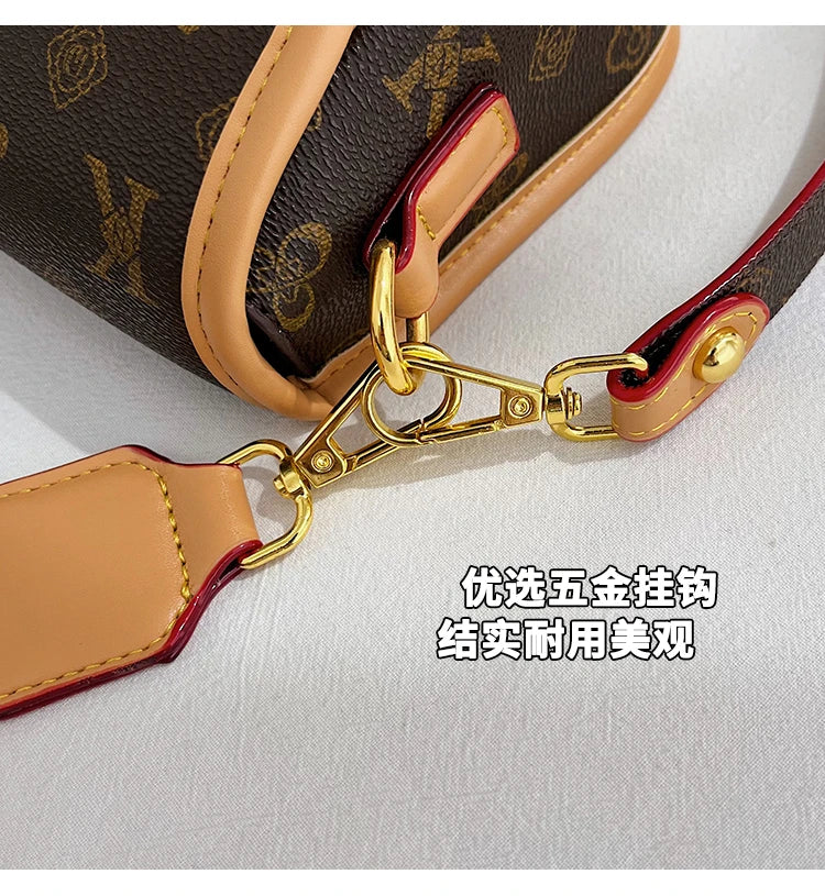Luxury Ladies Shoulder Bag Premium Leather Crossbody Handbags Designer Tote Messenger Purse Classic Elegant Brand