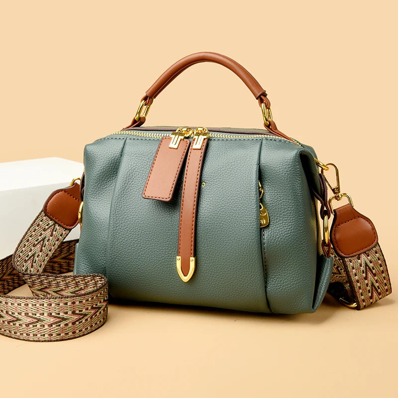 Luxury Designer Leather Shoulder Crossbody Bags for Women 2025 High Quality Ladies Fashion Handbags Female Messenger Sac A Main