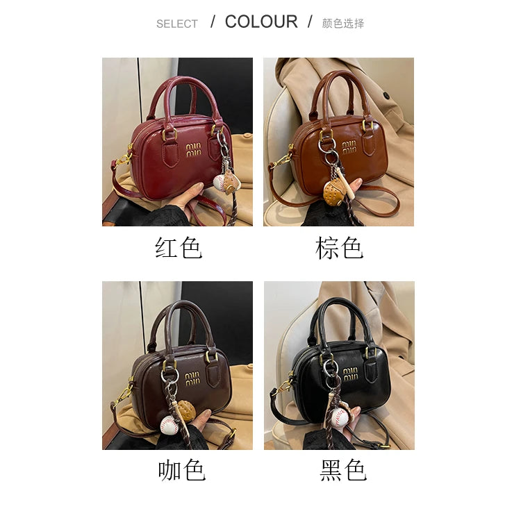 Luxury Women's Shoulder Bag, Leather Crossbody Bag For Ladies With Famous Designer Elegant Practical Design
