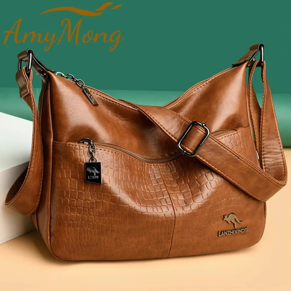 Luxury Designer Handbag Purses High Quality Leather Crossbody Messenger Bags for Women New Shoulder Bags Ladies Sac A Mian