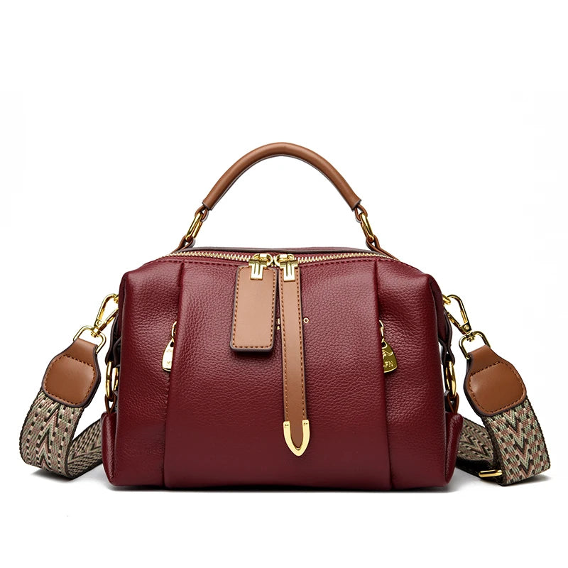 Luxury Designer Leather Shoulder Crossbody Bags for Women 2025 High Quality Ladies Fashion Handbags Female Messenger Sac A Main