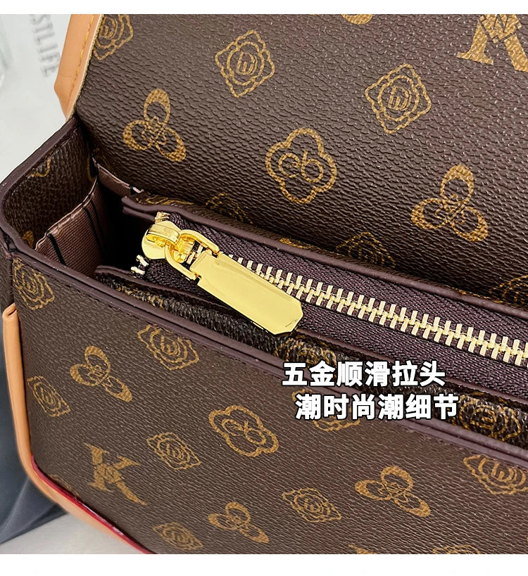 Luxury Ladies Shoulder Bag Premium Leather Crossbody Handbags Designer Tote Messenger Purse Classic Elegant Brand