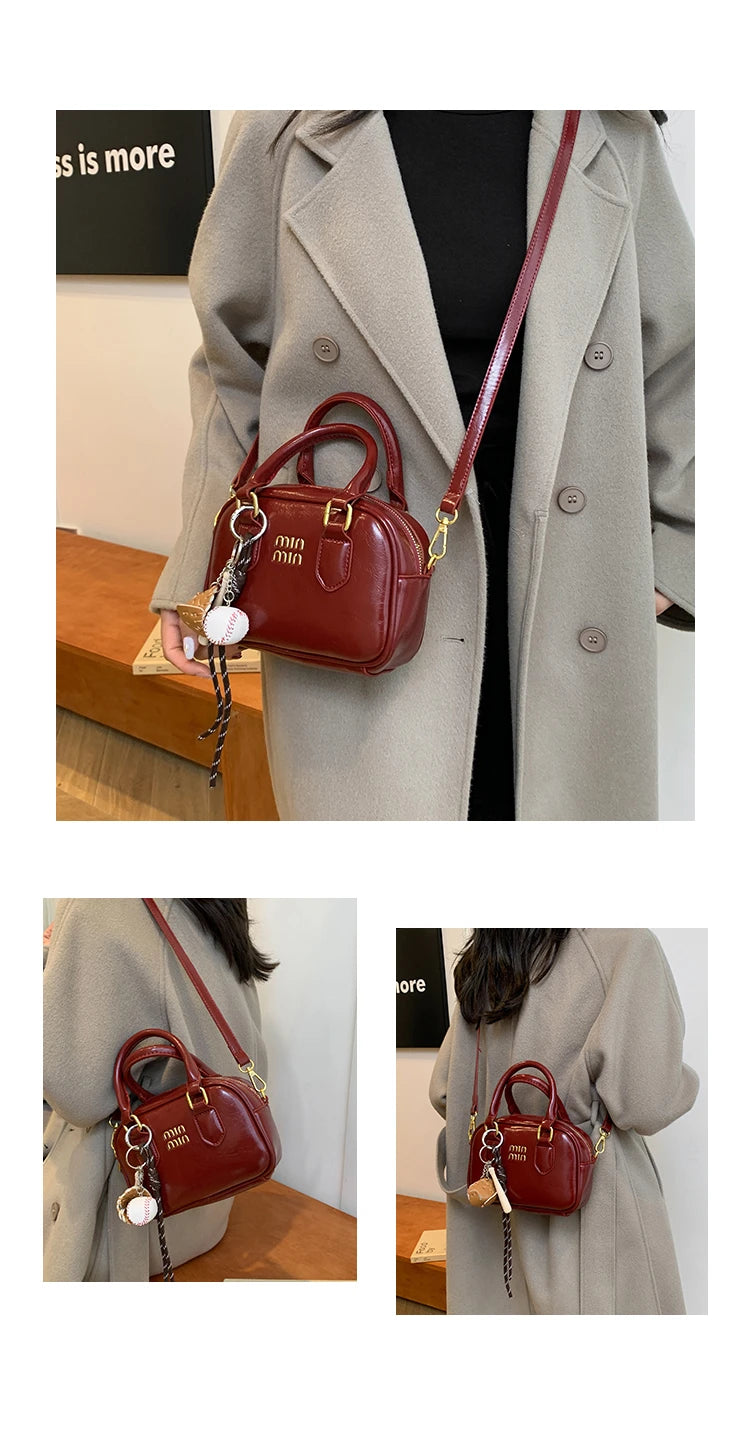 Luxury Women's Shoulder Bag, Leather Crossbody Bag For Ladies With Famous Designer Elegant Practical Design