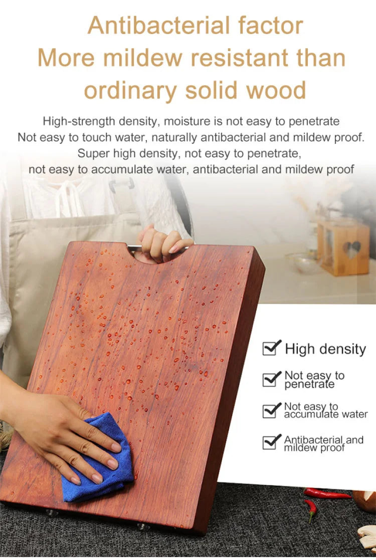 Ebony Household Chopping Board Antibacterial And Mildew-Proof Household Solid Wood Chopping Board Kitchen Special Double-Sided