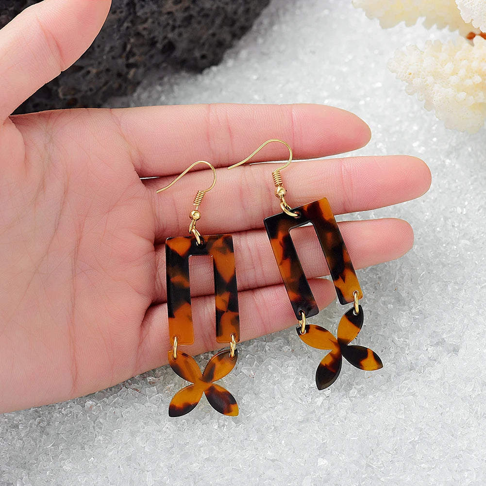 Hawaiian Acrylic Australia Designer Earrings Earring Accessories African Polynesian Jewelry Earring Women's Earrings for Women