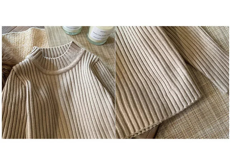 Children's Clothing Sets Fashion Furry Coat + Knitted Top + Pleated Leather Skirt 3pcs Sets Kids Clothes Girls Baby Girl Clothes