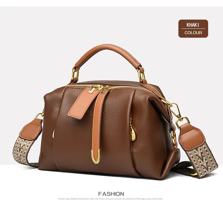 Luxury Designer Leather Shoulder Crossbody Bags for Women 2025 High Quality Ladies Fashion Handbags Female Messenger Sac A Main