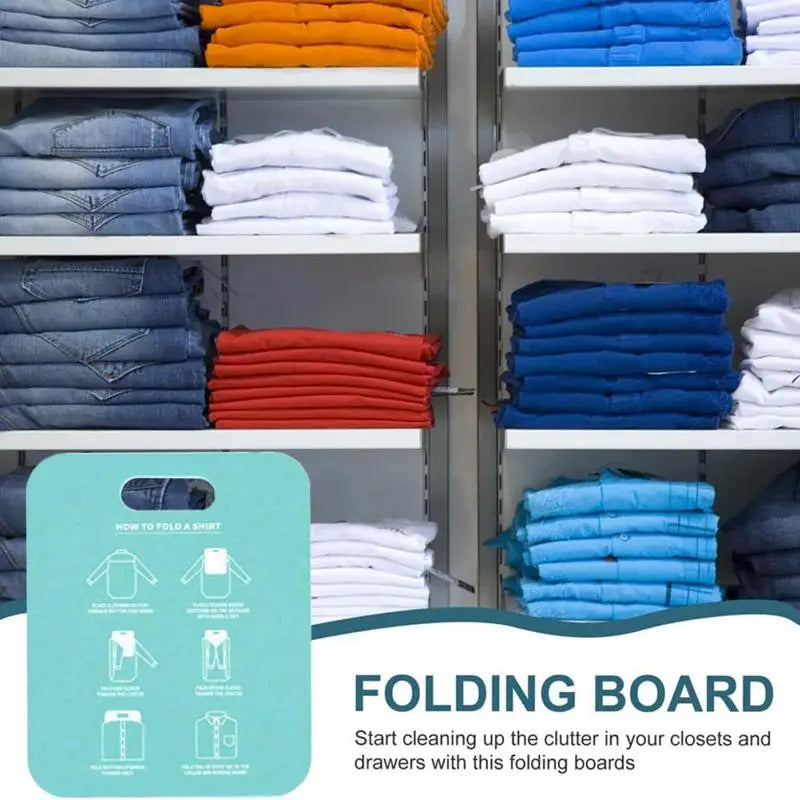 Creative Clothes Folding Board T Shirts Dress Folder Closet Fold Organizer Quick Save Time Household supplies Lazy Shirt Folder