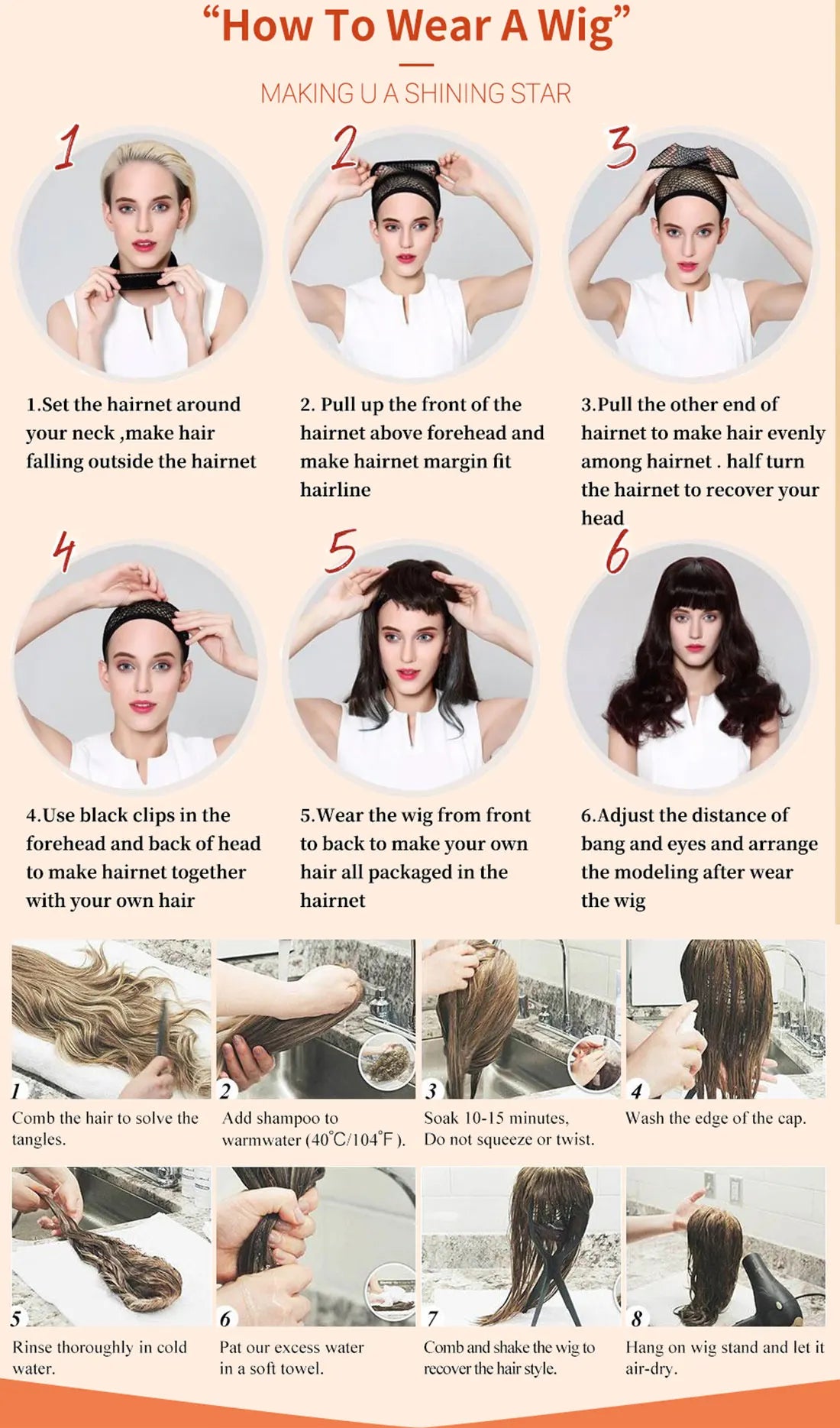 WIGERA  Highlight Synthetic Wigs Short Straight  Pixie Cut Hair Bob Wig Honey Gold Mix Black  Hair For Woman