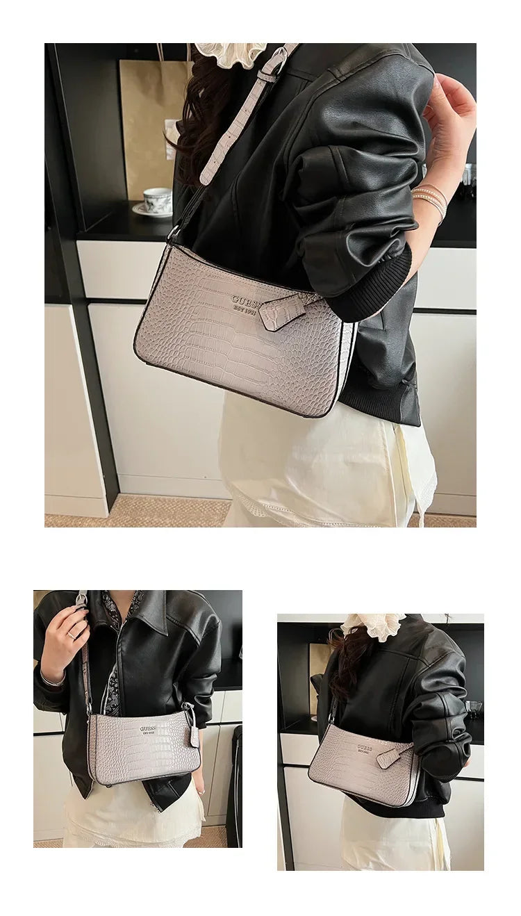Luxury-Look 2025 Underarm Bag, Detachable Strap, Large Capacity Shoulder/Handheld, Fashionable