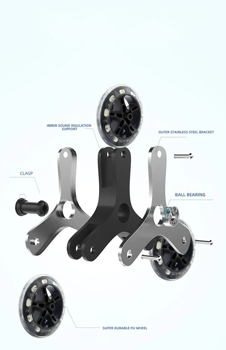 Light Grocery Shopping Trolley Climbing Stairs Folding Trailer Household Outdoor Travel Hand Pull Shopping Cart