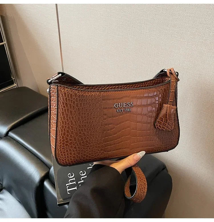 Luxury-Look 2025 Underarm Bag, Detachable Strap, Large Capacity Shoulder/Handheld, Fashionable